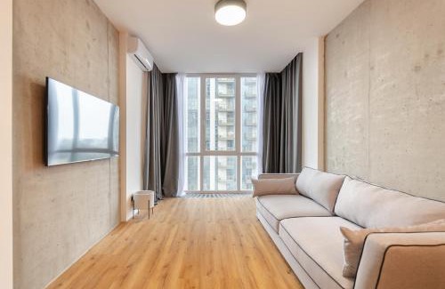 Afanasivsʹkyy Yar Apartment | Petrovdom Apartments 9-223 in RC Yaroslaviv Grad, Bulvarno-Kudriavska 17