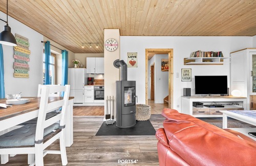 Kronsgaard House | Pippilotta - fireplace, Finnish sauna, shower, terrace, dryer, parking space