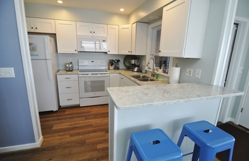 Ocracoke Condo | Pirate's Quay 2 North: Enjoy watching the ferries in Silver Lake Harbor