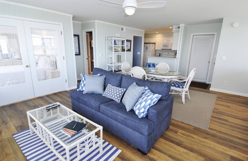 Ocracoke Condo | Pirate's Quay 2 North: Enjoy watching the ferries in Silver Lake Harbor