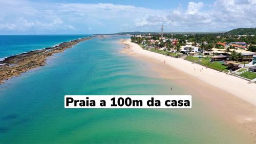 Barra Mar House | Piscina/Churrasqueira/100m BeiraMar/3Qrts com AR