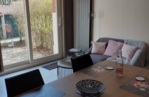 Hardelot-Plage Apartment | Pleasant apartment with garden level