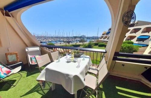 Le Grau-Du-Roi Apartment | Port Horizon - T3 terrasse vue port climatisé piscine WIFI résidence Escale Port