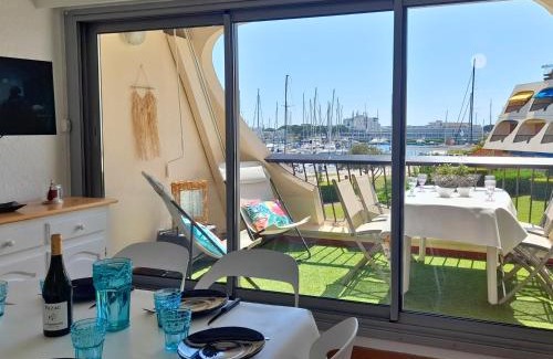 Le Grau-Du-Roi Apartment | Port Horizon - T3 terrasse vue port climatisé piscine WIFI résidence Escale Port