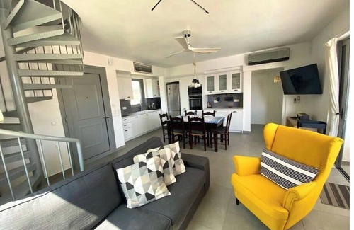 Porto Heli House | Portoheli Villa Downtown, Pool & Port view