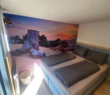 Doornspijk Ski Chalet | Prachtig Boschalet met CV, Airco en Sauna op de Veluwe
