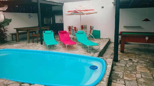 Praia da Enseada House | Praia Piscina Bilhar Churrasqueira