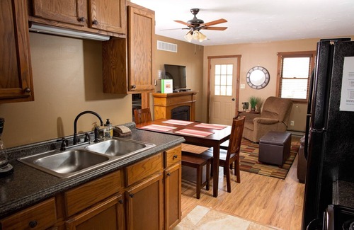 Laurelville Cabin | Prancing Doe sleeps 6, or rent all 4 for 20. Horseback riding across the Rd!
