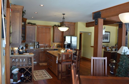 Big White Ski Resort Ski Chalet | Premium ski-in/ski-out 3 bedroom, 2 bath home. Located directly on Woodcutter