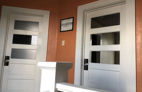 Stillwater Condo | Private 1 bed, 1 bath condo located in downtown Stillwater. Wifi, desk, kitchen.