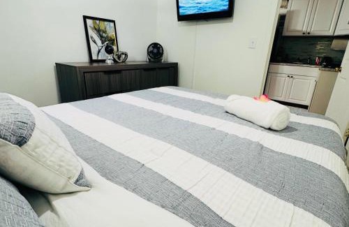 Lawrenceville Apartment | Private Basement Stay with Firepit Perfect for Families