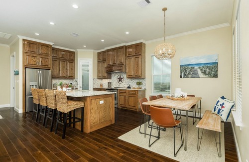 Galveston House | Private Beachfront home w/HOT TUB, 2 Decks, Open Plan & Dune Walkover