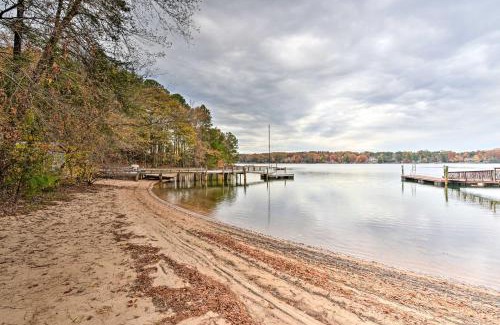 Mayhew House | Private Dock and Beach! Lake Norman Cottage Hideaway
