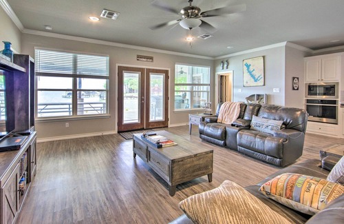 Carolyn Estates House | Private Dock & Boat House: Lakefront Mabank Home