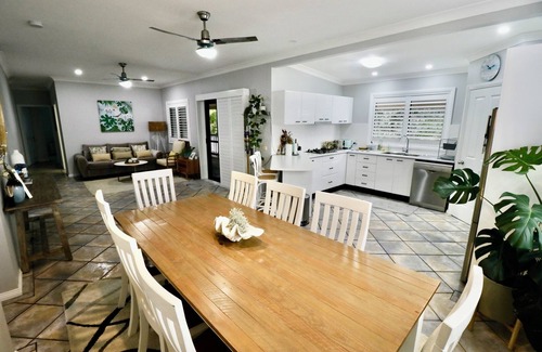 Umina Beach House | Private family spa, pet-friendly, coastal