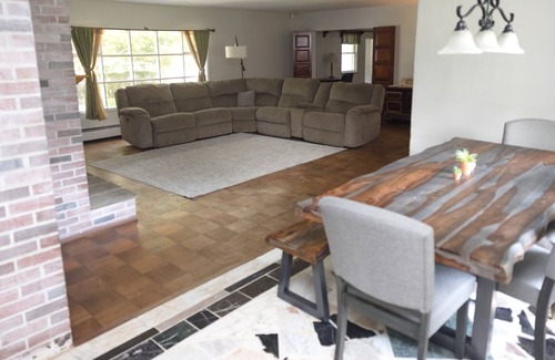 Bethlehem House | Private Gated Country Home with Outdoor Pavilion, EV Charger - Dog-Friendly