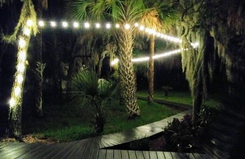 Homosassa Cabin | Private Gazebo on an Island with boat transportation to/from and meals provided.