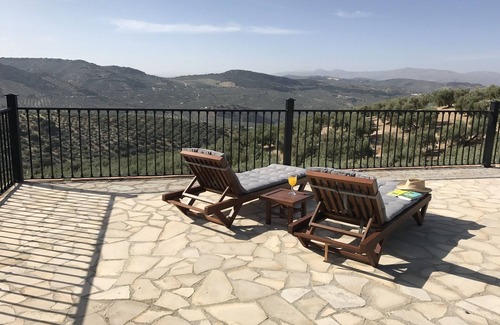 Algarinejo Cottage | Private, hillside cottage with spectacular views, air con & secluded pool.