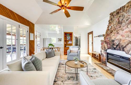 Clear Lake House | Private Hot Tub with Water Views Lower Lake Getaway