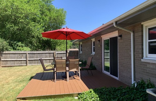 Benton Harbor House | Private Single Story Minutes to Lake MI Beaches and Downtown St Joe