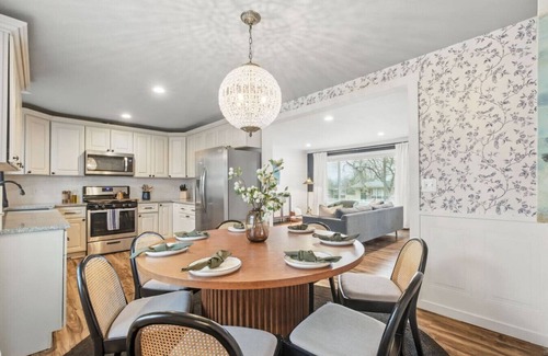 Arvada Plaza Area House | Projector Nights & Park Delights I Designer Reno