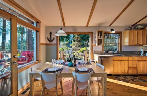 Kingston House | Puget Sound Escape: Private Beach & Oversized Deck