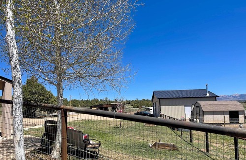 Mancos Apartment | Quaint Mancos Getaway w/Farm & Mountain Views