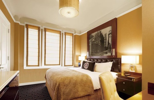 Central New York City Hotel | Queen Bed Room, The Algonquin, Historic Charm, Intimate Lobby, Near Times Square