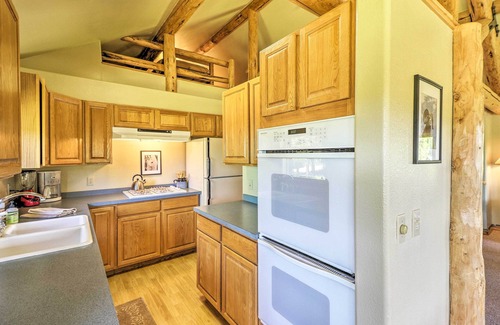 Trego House | Quiet Trego Resort Home w/Lake, Pavilion & Trails