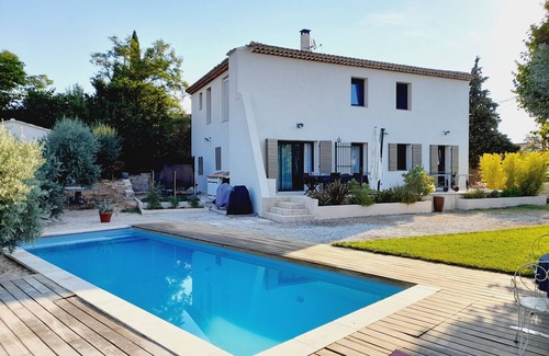 Couteron Villa | Quiet villa overlooking the Provencal countryside, sauna/pool Aix en Provence