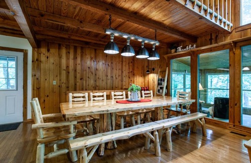 Walland House | Quietside Cabin Grill Fire Pit Fireplace