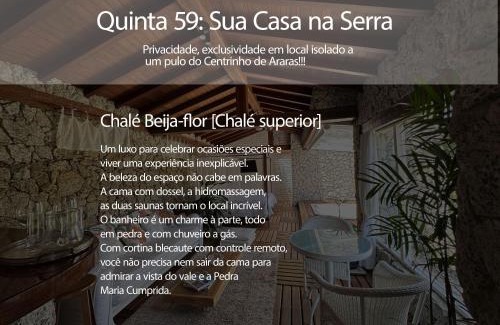 Araras Cabin | Quinta 59 - Sua Casa na Serra