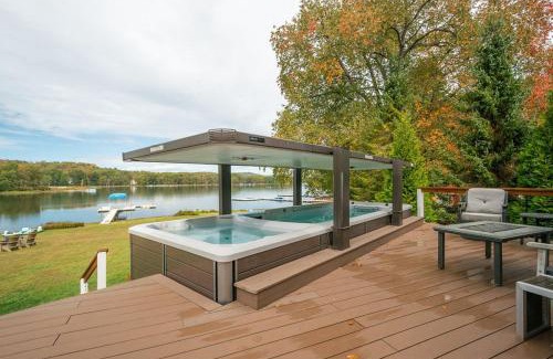 Swanton House | Reel Chill- 4 bedroom home with Dock, Swimspa, Hot tub!