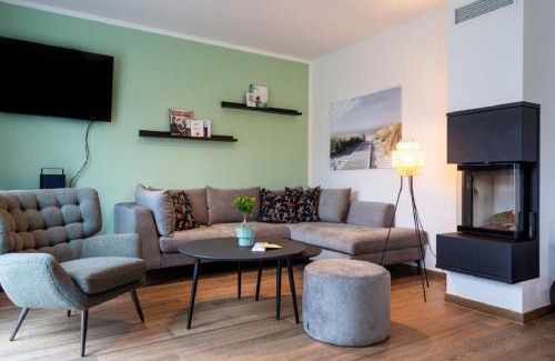 Am Salzhaff House | Reetsnacker - Ferienhaus mit Kamin, Sauna und Whirpool für 8 Personen