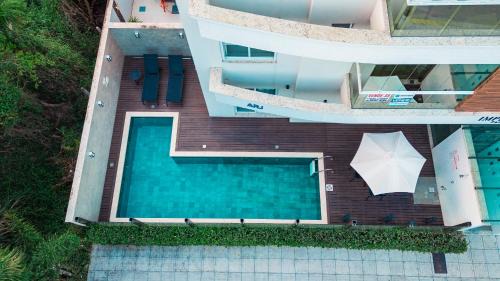 Governador Celso Ramos Apartment | Refugio de Palmas Sc 600mt da praia, banheira, piscina, rede