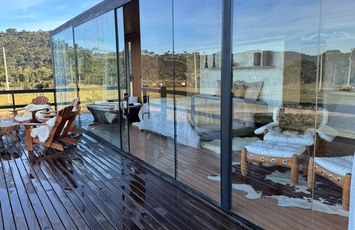 Urubici Cabin | Relaxe em uma Cabana com Fogueira, Hidromassagem e Trilhas a Cavalo