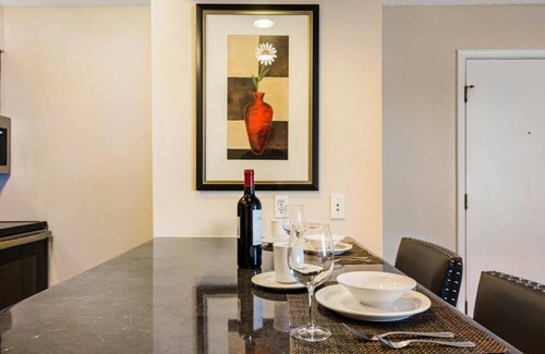Biggs Field Hotel | Relaxing Suite – Pet-Friendly, Kitchen Access & Pool
