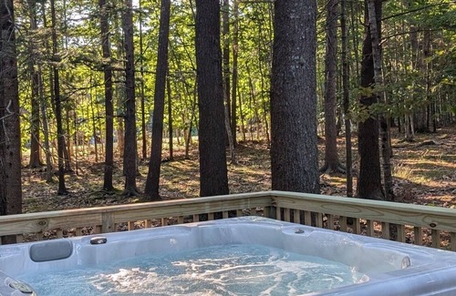 Bar Harbor Apartment | Renovated Cabin WITH HOT TUB Tucked in Pines Cabin 9