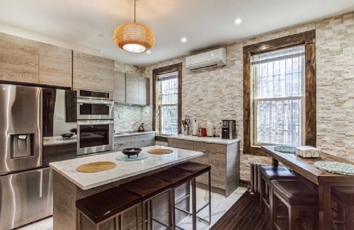 Ocean Hill Apartment | Renovated flat with x-large bedrooms, washer-dryer, central air, keyless entry