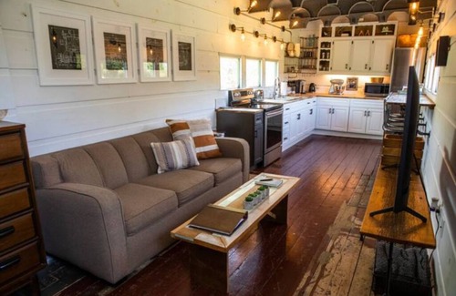 Maryville House | Renovated Train Car Tiny Home Near Smoky Mountains