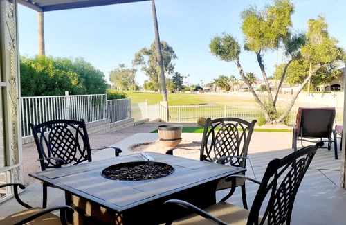 Chandler House | Resort lifestyle in award winning, Sun Lakes ! On the golf course!