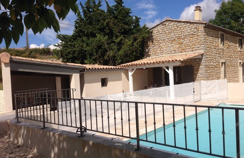 Saint-Andeol-de-Berg House | Restored Magnanerie, heated pool, 2 discreet cats live outside in summer