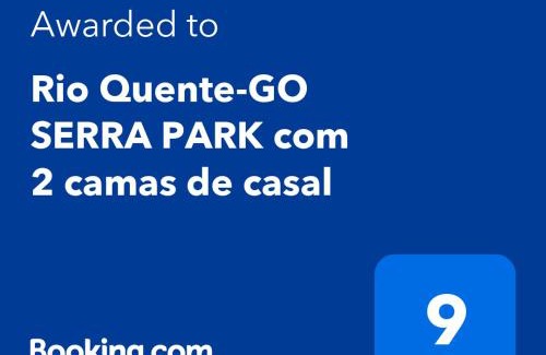 Pousada do Rio Quente Apartment | Rio Quente-GO SERRA PARK com 2 camas de casal