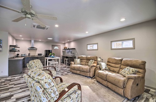 Elizabethton Cottage | Riverfront Elizabethton Detached Studio w/Grill