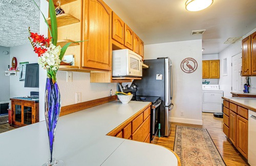 Tumtum House | Riverfront Home w/Dock & Views in Nine Mile Falls
