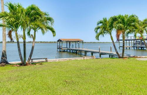 Horti House | Riverfront Home with Private Dock on Merritt Island!