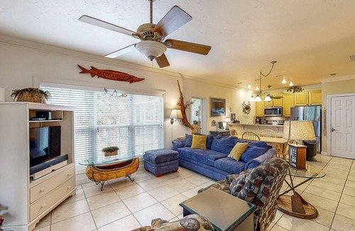 Bell House | Riverfront home with screened porch, shared dock