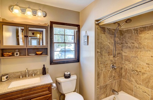 Lake Luzerne-Hadley Cabin | Riverfront Log Cabin on the Hudson w/ Private Dock