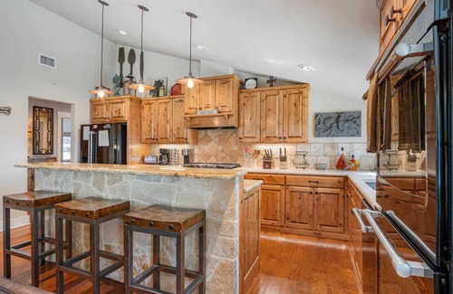 Pipe Creek House | Rockin' B Ranch Creek View Barndominium