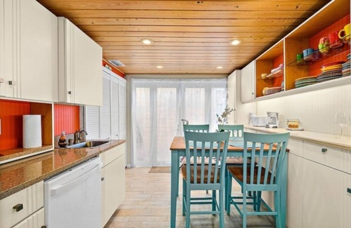 Flagler Beach House | Romantic Couples Beach Getaway ,with private beach, hammocks and umbrellas
